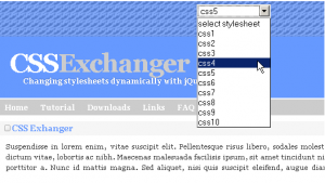 jQuery CSS Exchanger